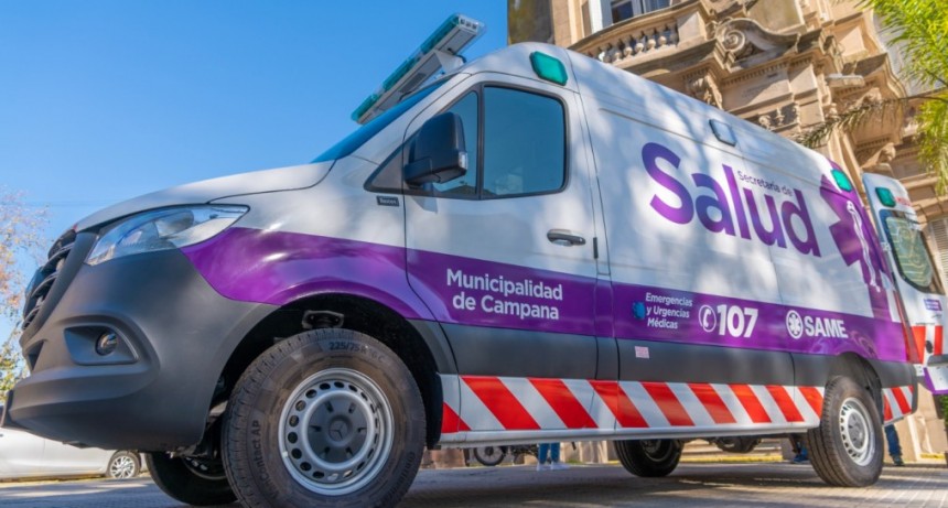 Abella presentó una nueva ambulancia de alta complejidad para el SAME