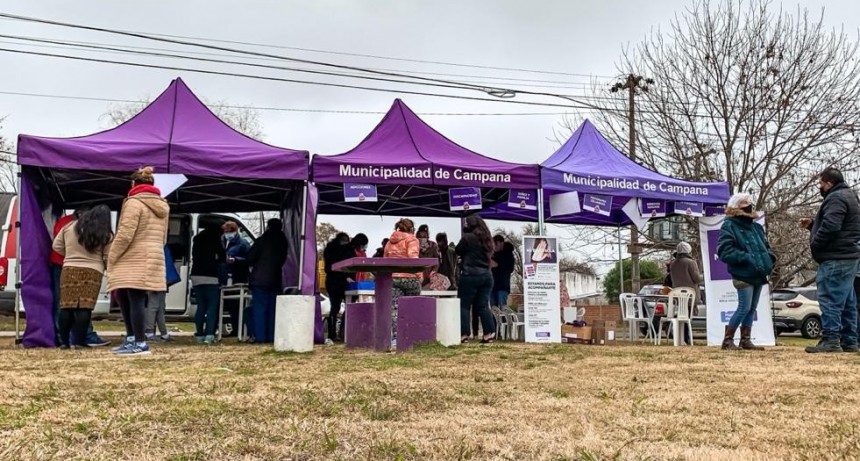 El programa municipal &ldquo;Con vos en tu barrio&rdquo; dijo presente en Las Campanas 