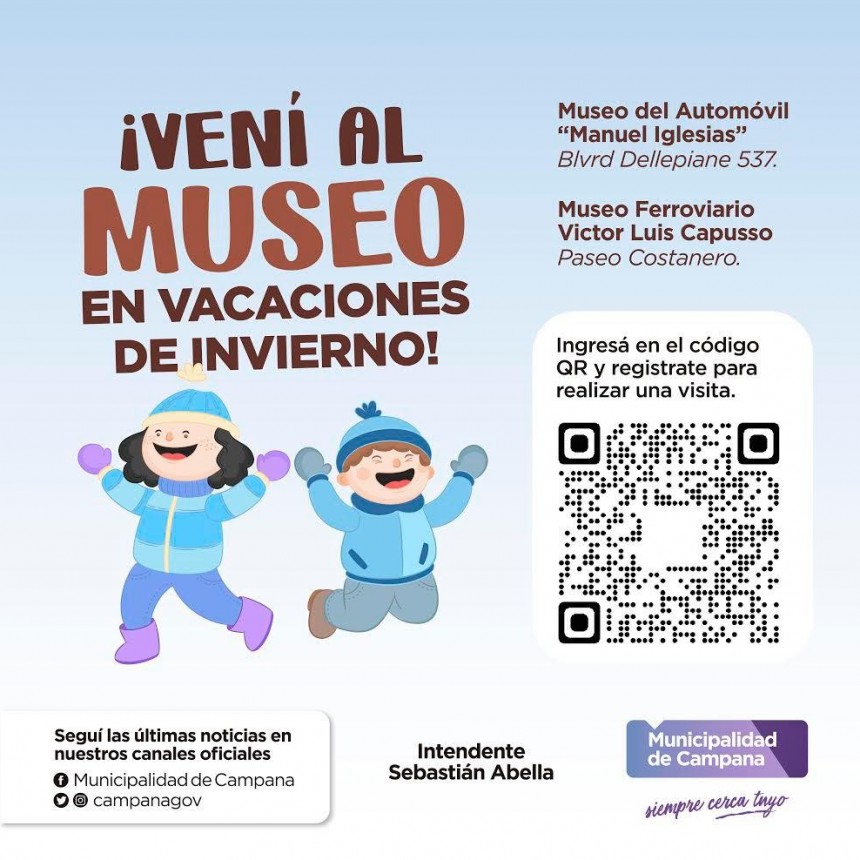 Presentan el programa &iexcl;Ven&iacute; al museo en vacaciones de invierno! 