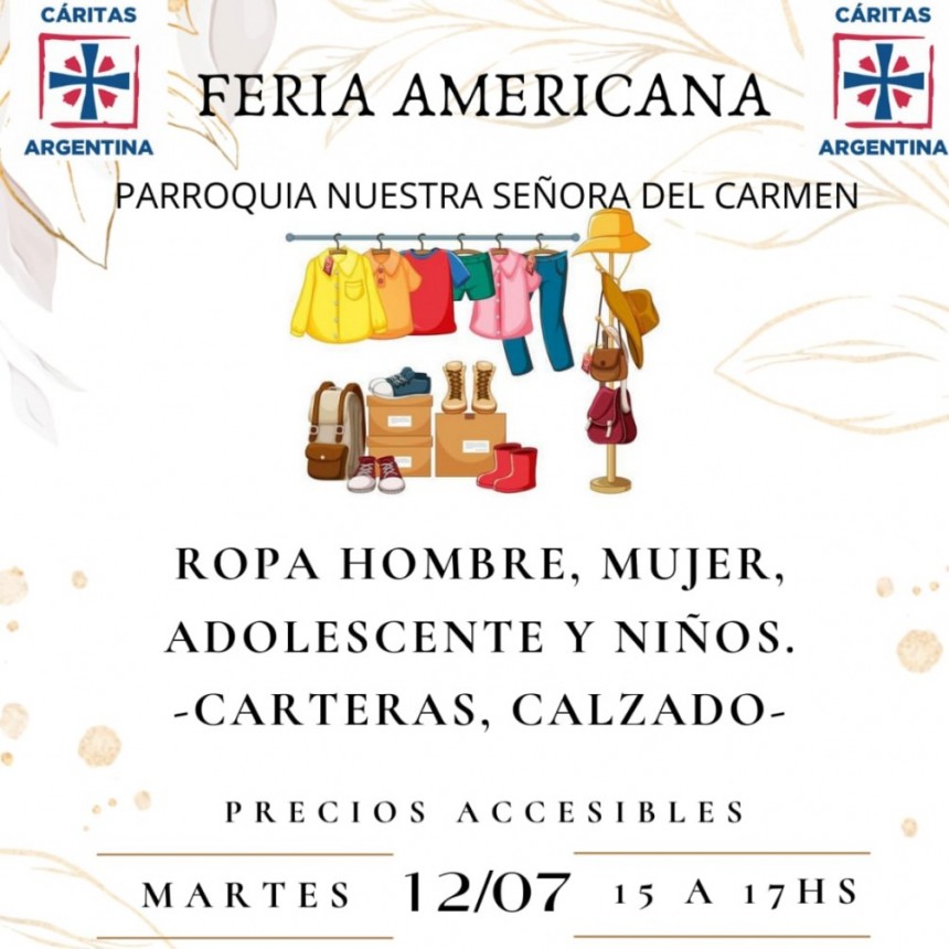 NUEVA FERIA AMERICANA EN LA PARROQUIA NUESTRA SEÑORA DEL CARMEN