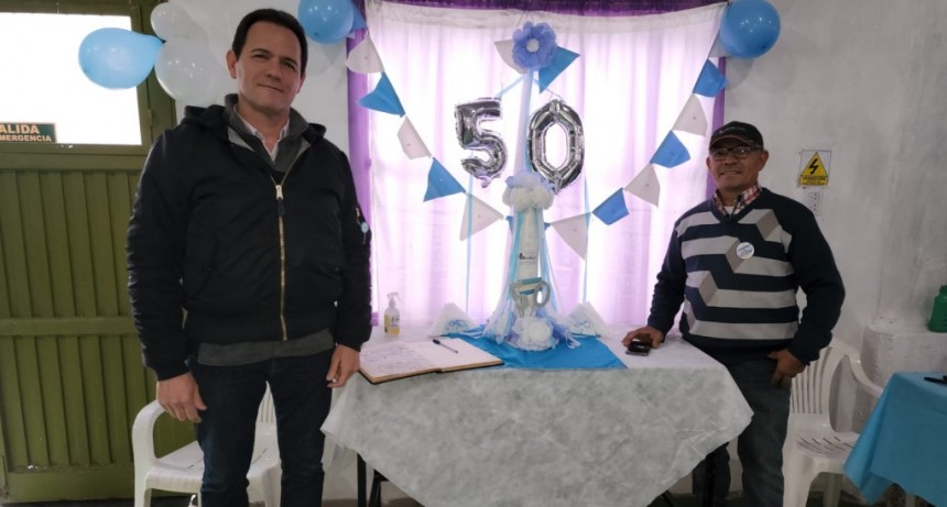 Octavio ‘Chiche’ Lagar acompañó el festejo por el 50° aniversario del Centro Criollo La Carreta