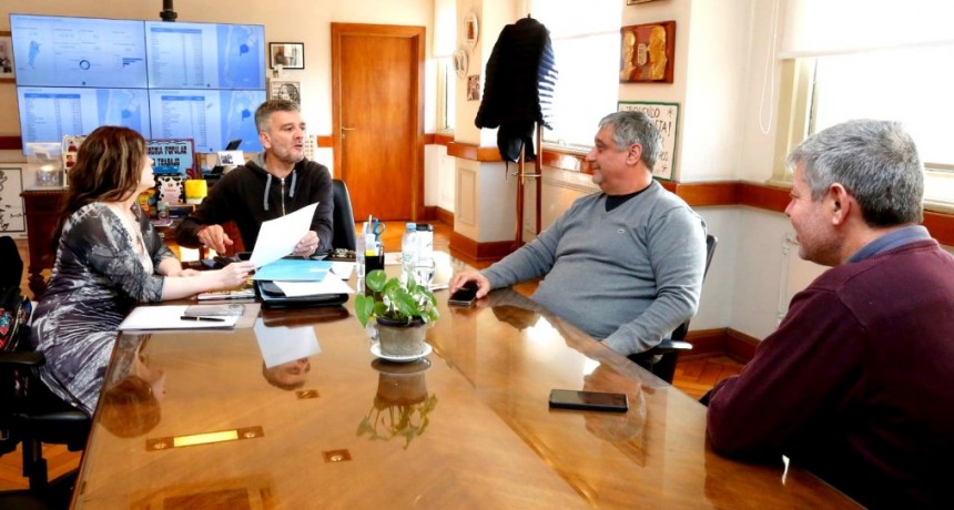 ALONSO Y ORTEGA SE REUNIERON CON EL MINISTRO JUAN ZABALETA