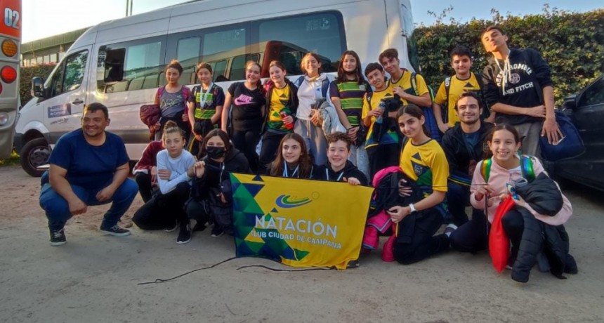 Natación: el Club Ciudad de Campana participó de la primera fecha del Torneo de Otoño de FANNBA