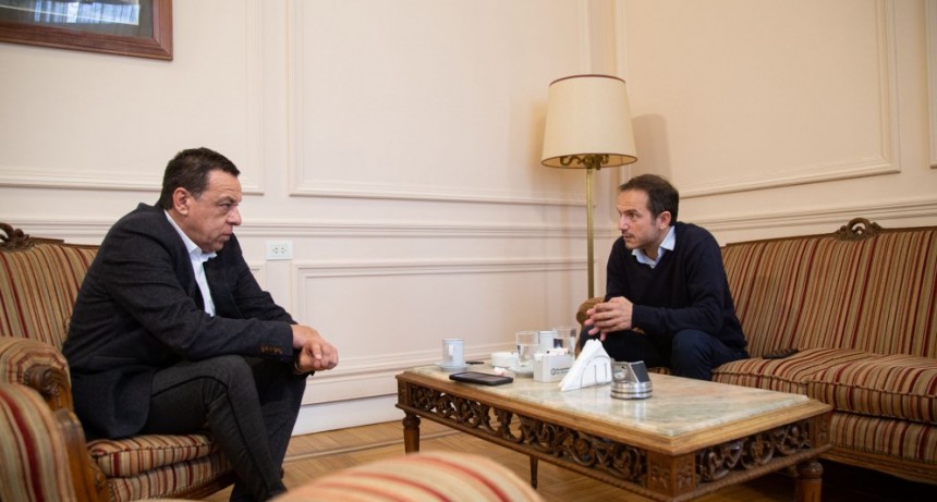 Abella se reunió con Cáffaro para planificar proyectos conjuntos entre Campana y Zárate