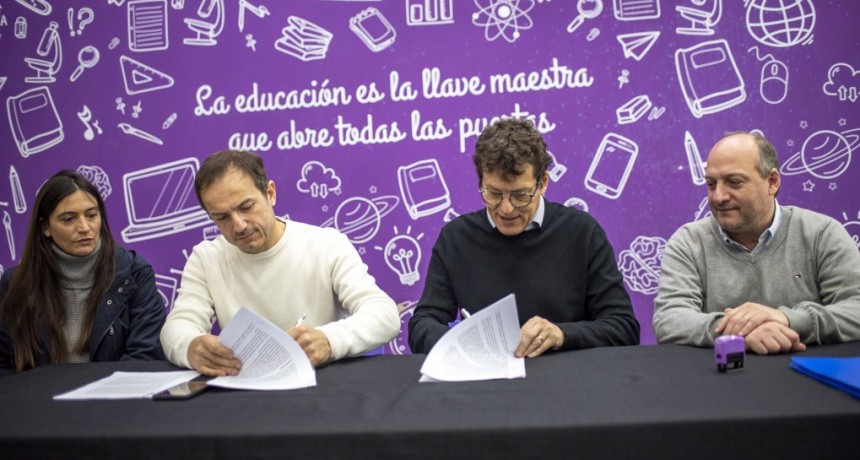 El Municipio y el Gobierno de la Ciudad firmaron un importante convenio para potenciar políticas de desarrollo productivo 