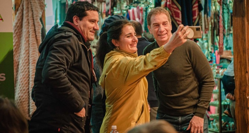 Santilli, Abad y Etchecoin recorrieron juntos La Rural y manifestaron su apoyo al campo