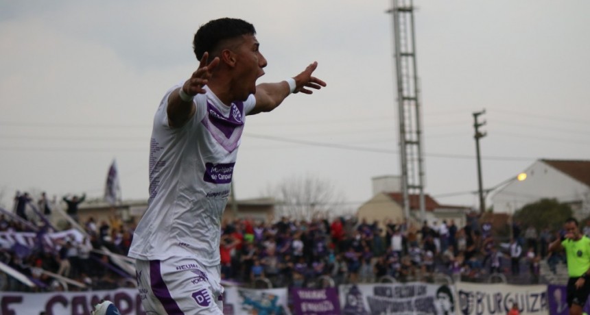 Nicolás González :  la pelota me llegó justo para poder convertir