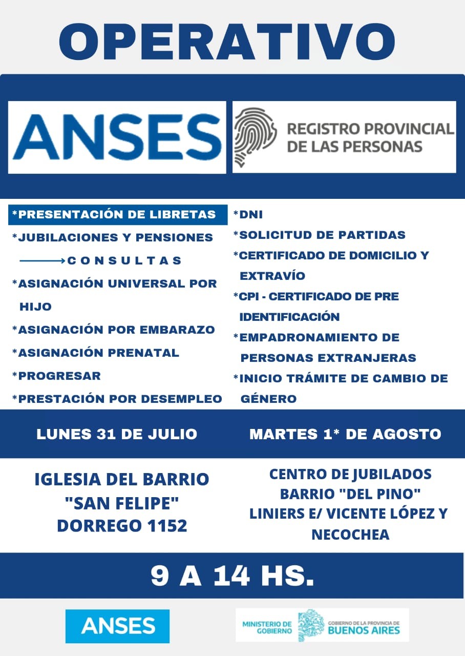 Regresan los Operativos Territoriales para brindar soluciones a los barrios de Campana