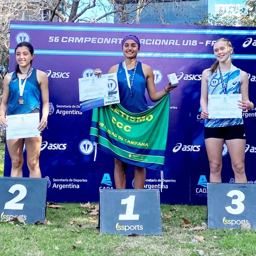 Atletas del Club Ciudad de Campana se consagraron campeones nacionales U18