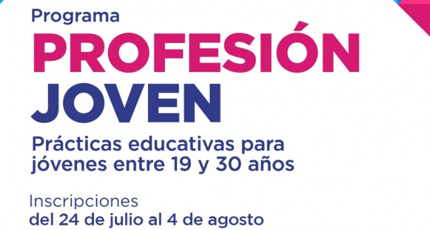 El Municipio lanzó el programa “Profesión Joven” con el fin de facilitar la transición al mundo laboral