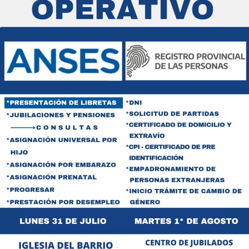 Regresan los Operativos Territoriales para brindar soluciones a los barrios de Campana