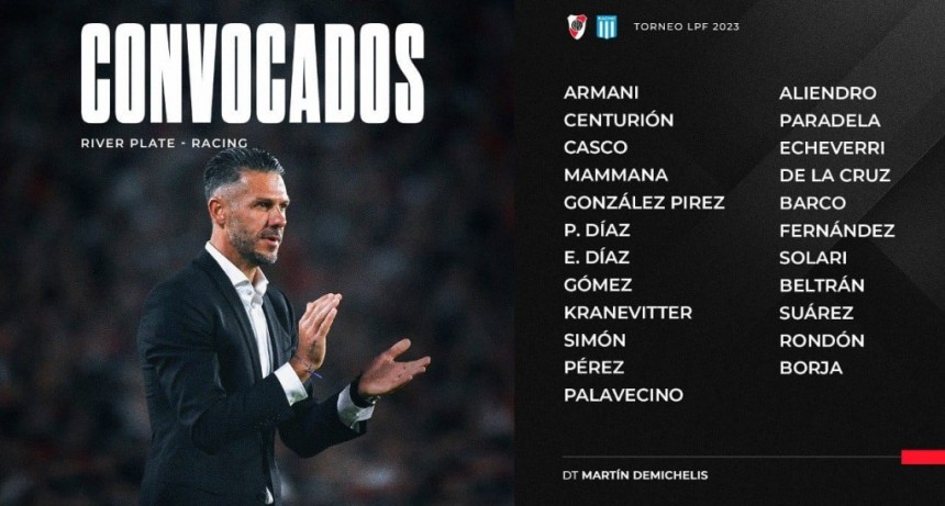 River Plate festeja el título ante Racing Club