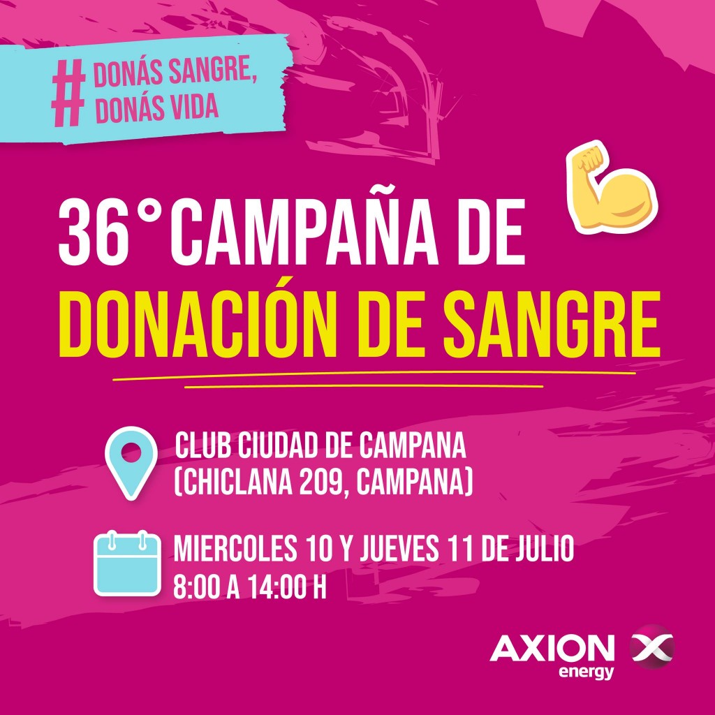 Axion energy realiza su tradicional jornada de donación de sangre