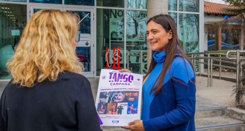 Elisa Abella brindó detalles del Festival Federal de Tango que se realizará el sábado