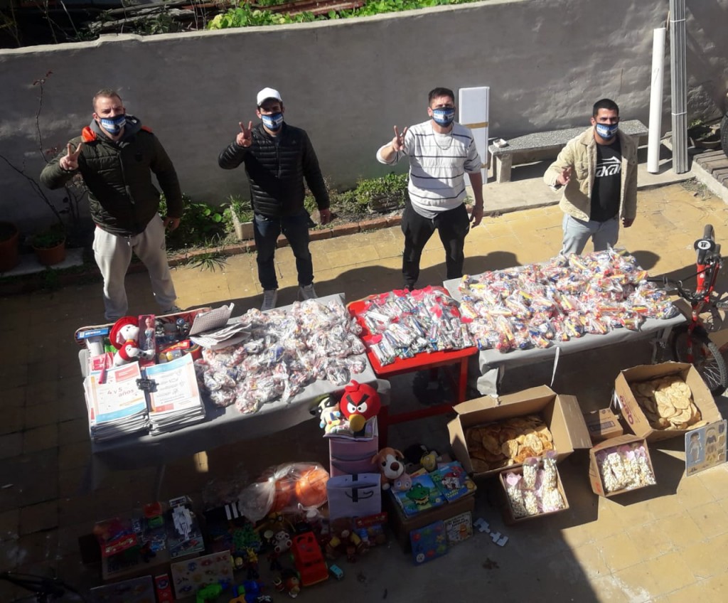 Día de la niñez: La Agrupación Saúl Ubaldini celebró en distintos barrios