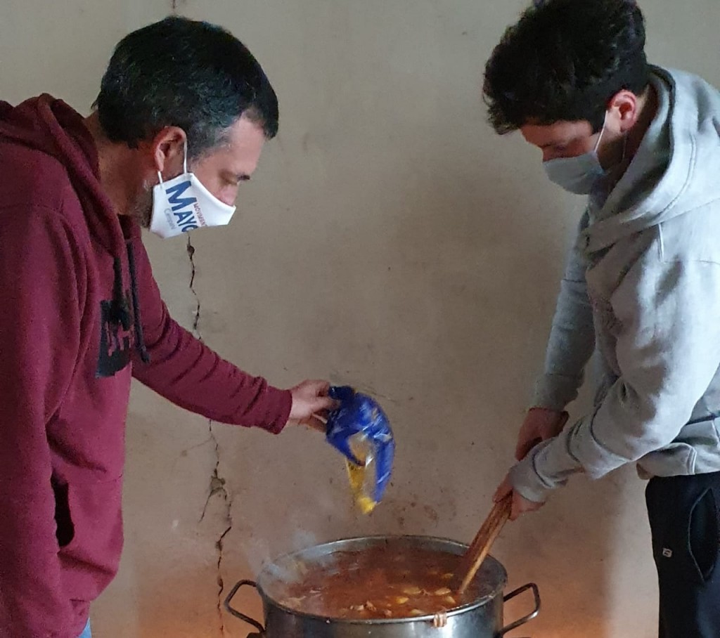 Alejo Sarna destacó la solidaridad de los Campanenses durante la pandemia.