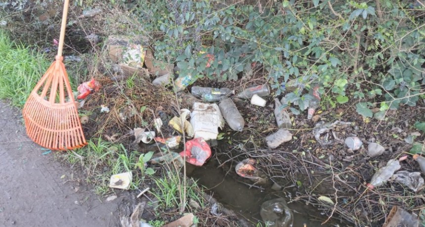 ARROJARON RESIDUOS, NUEVAMENTE, TRAS UN OPERATIVO DE LIMPIEZA INTEGRAL EN RÍO LUJÁN
