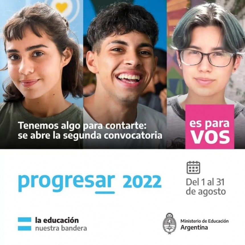Comienza la inscripción para la segunda etapa  de las Becas Progresar