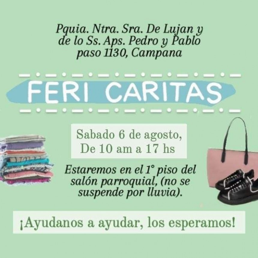 Este sábado vuelve FERICARITAS