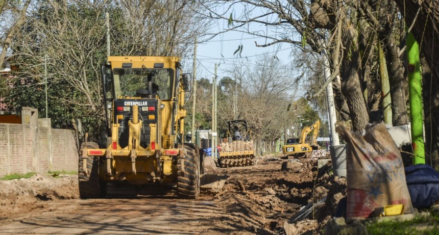 El Municipio avanza con las obras que están transformando el barrio Las Campanas