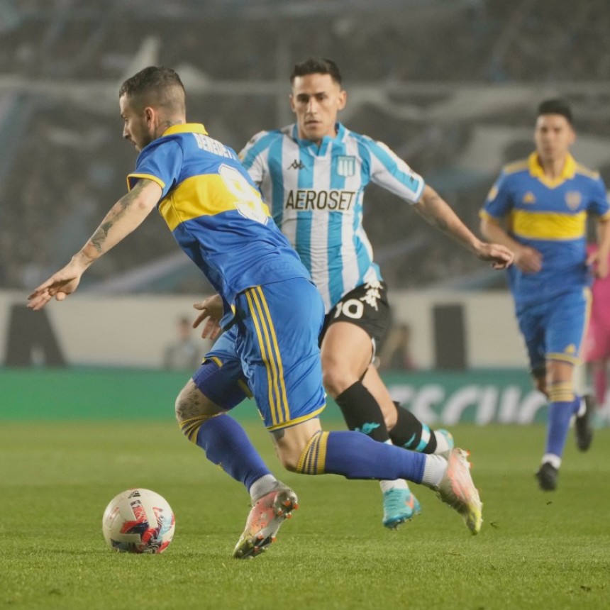 Con un tiempo para cada uno Racing Club y Boca Juniors empataron 0 a 0