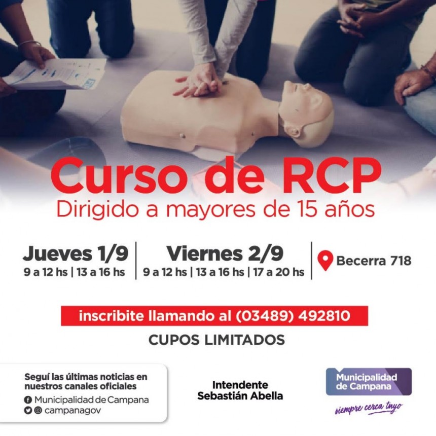 RCP: se viene la 5° edición de las capacitaciones gratuitas