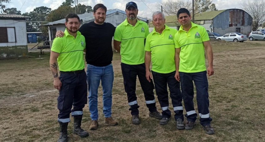 El Presidente del H.C.D participó de una reunión con eje en los incendios forestales