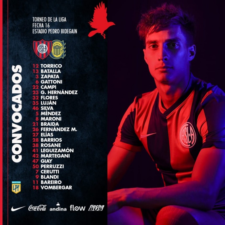 San Lorenzo recibe mañana a Rosario Central en el Nuevo Gasómetro