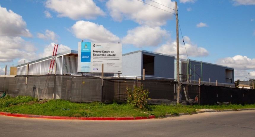 En semanas finaliza la construcción del primer Centro de Desarrollo Infantil de la ciudad