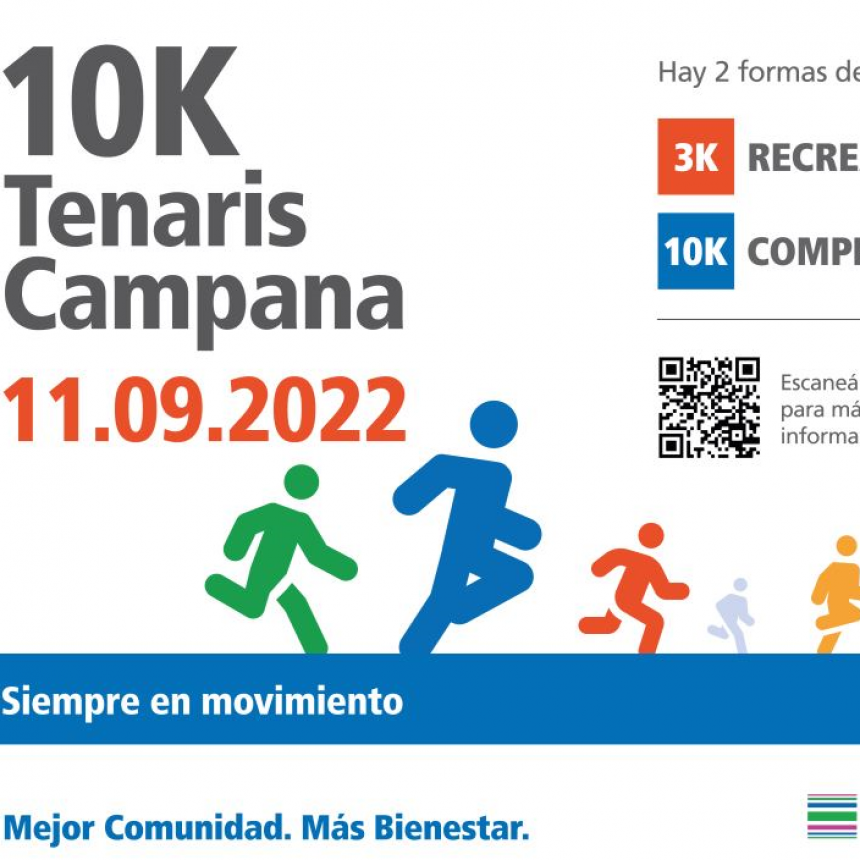 Sigue abierta la inscripción para la Maratón Tenaris 10K