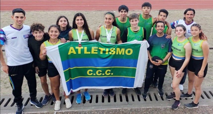 Atletismo: Tres atletas del Club Ciudad de Campana clasificaron a los Juegos Nacionales Evita