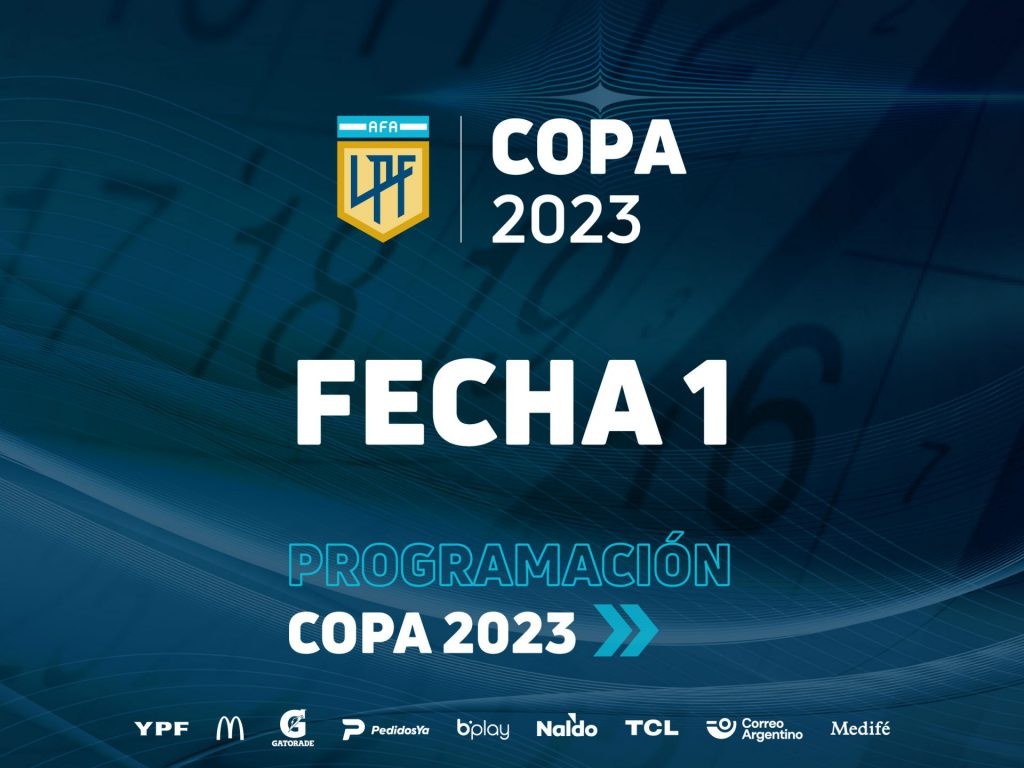 COPA DE LA LIGA : Agenda para la fecha 1