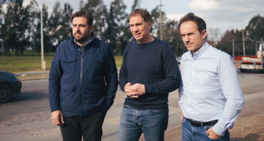 Abella y Rannelucci, junto a Santilli, pidieron la reparación de la Ruta 6