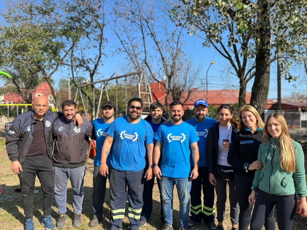 Jornadas solidarias la UOM Campana-Zárate busca ayudar con los jardines públicos de nuestra ciudad
