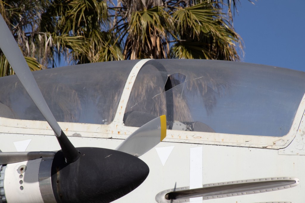 Vandalizaron el avión Pucará