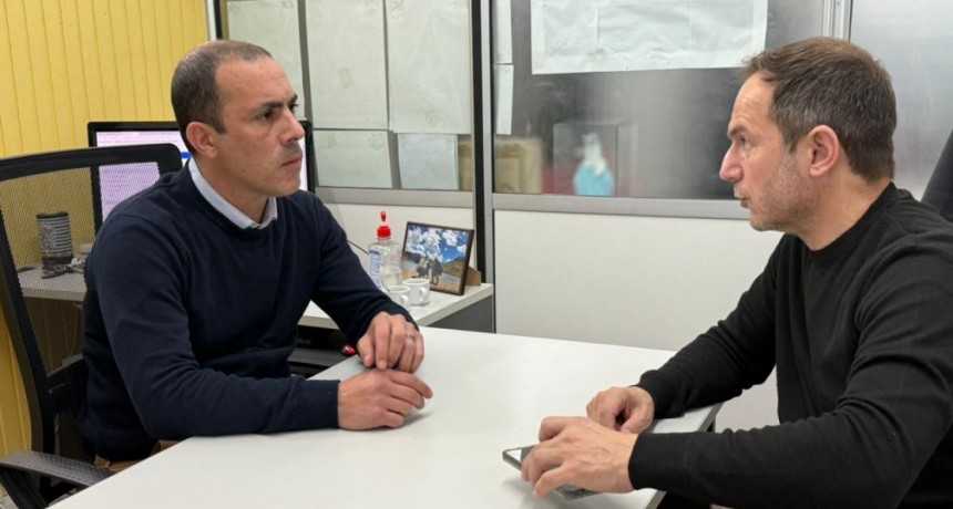 Abella se reunió con el Jefe del PAMI Campana