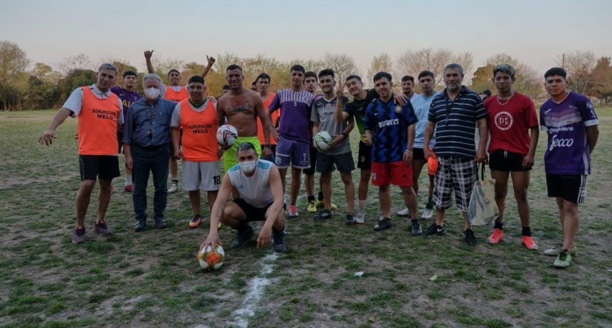 Romano acompañó al Club Desamparados de Villanueva