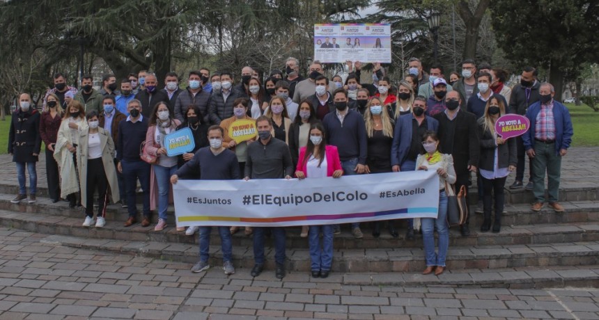 SANTILLI LLAMÓ A VOTAR LA LISTA DE ABELLA PARA SEGUIR TRANSFORMANDO CAMPANA