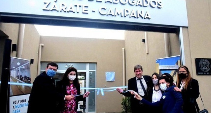 El Colegio de Abogados de Zárate-Campana inauguró su nueva sede