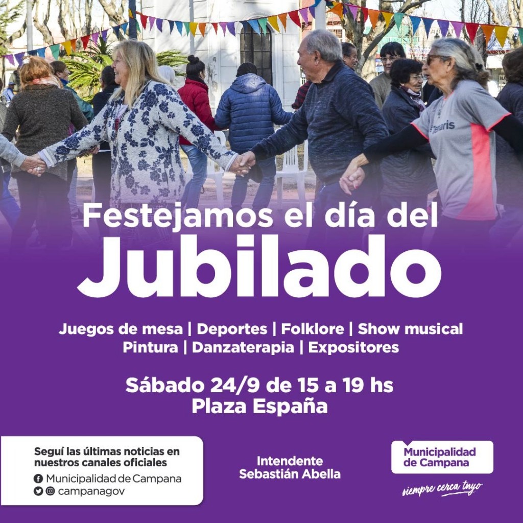 Invitan a los jubilados a celebrar su día con una gran fiesta en la Plaza España