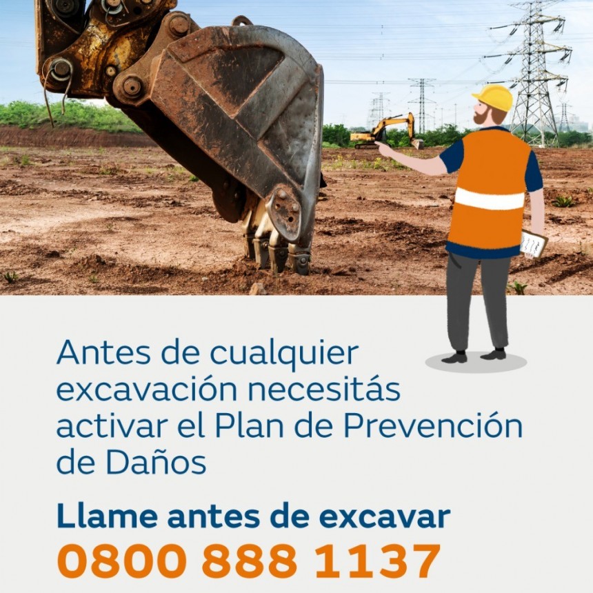 “Llame antes de excavar”  La campaña de seguridad de Naturgy