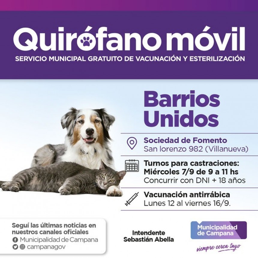 El quirófano móvil seguirá una semana más en “Barrios Unidos” 