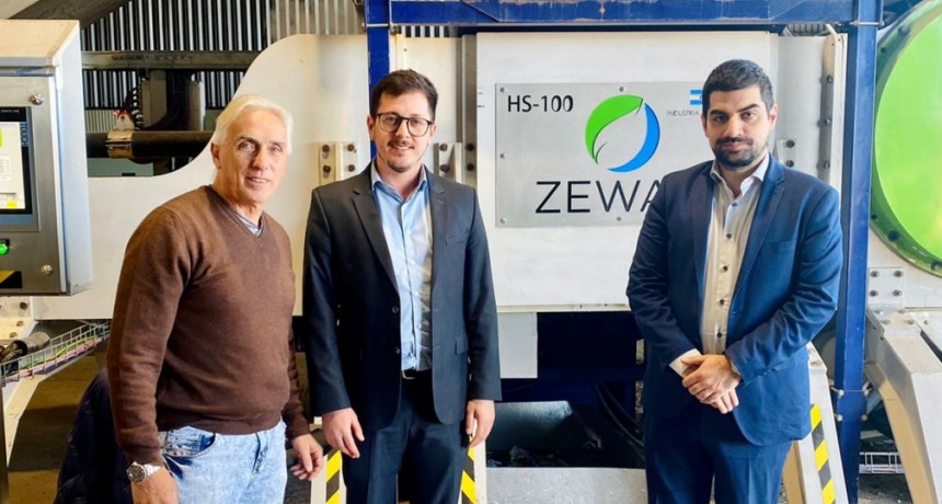 ALEJO SARNA VISITÓ UNA PLANTA LIDER EN REDUCCIÓN Y TRANSFORMACIÓN DE RESIDUOS PARA MUNICIPIOS