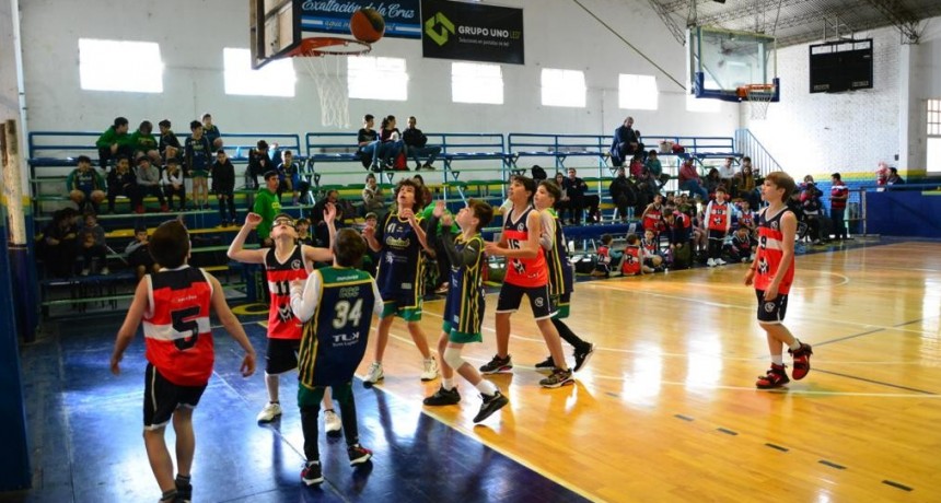 Cientos de chicos participaron del Encuentro de Minibasquet “Juan Tello”
