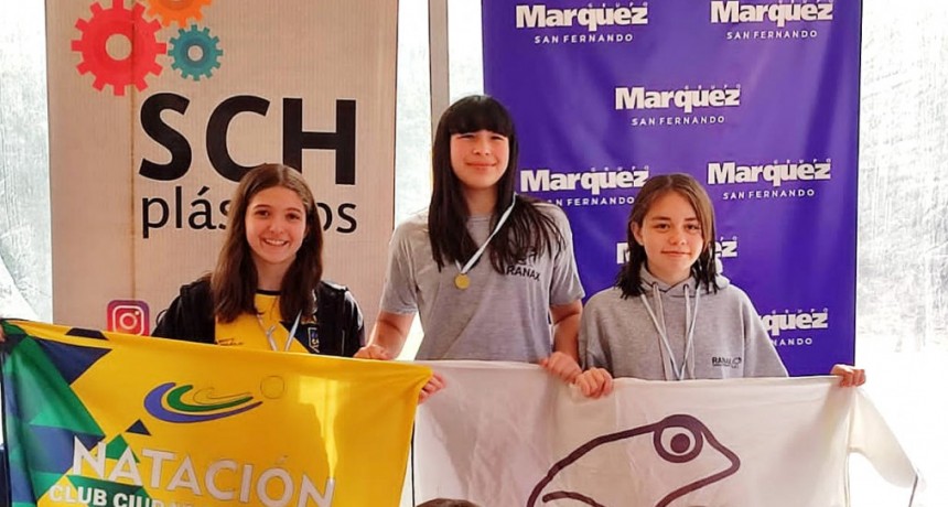 Nadadores del Club Ciudad participaron de la 3ª fecha del Campeonato Provincia de FANNBA
