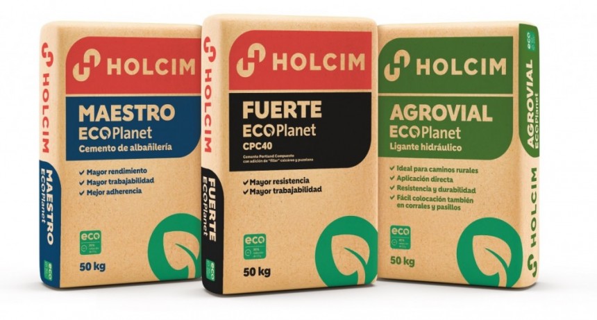 Holcim presenta en Argentina “ECOPlanet”, la gama más amplia de cementos sustentables del mundo