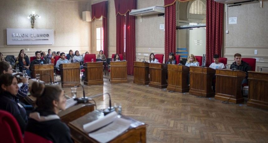 El Concejo Deliberante recibió al Parlamento Juvenil del Mercosur