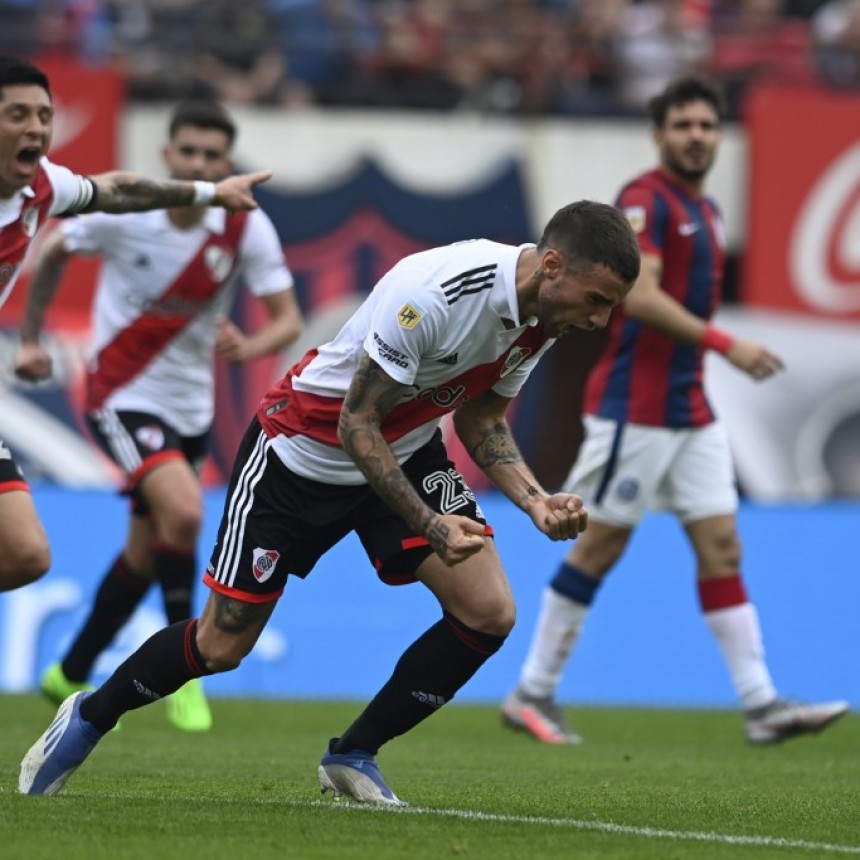 River Plate derrotó a San Lorenzo de Almagro 