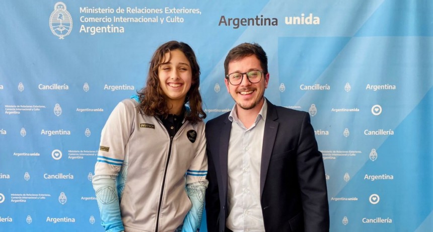 LA CANCILLERÍA ARGENTINA ACOMPAÑA A AGOSTINA HEIN EN SUS COMPETENCIAS INTERNACIONALES