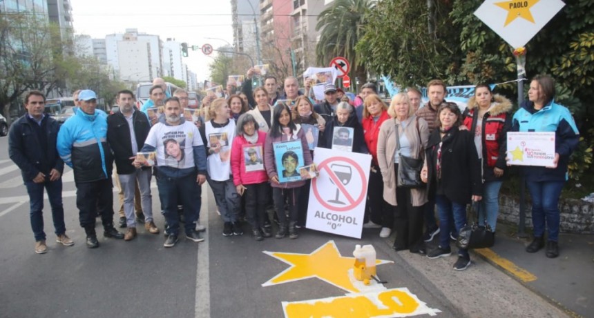 PRIMAVERA SIN ESTRELLAS AMARILLAS Seguridad Vial acompañó el homenaje a Paolo Mellano